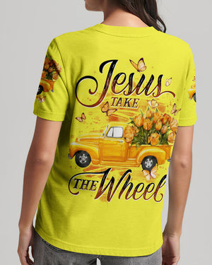 Jesus Take The Wheel Tulip Women's All Over Print Shirt - Tytd0812251