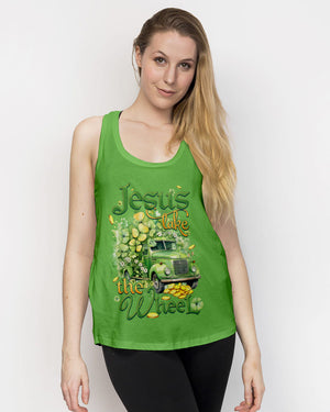Jesus Take The Wheel Patrick's Day Women's All Over Print Shirt - Tytd0901242