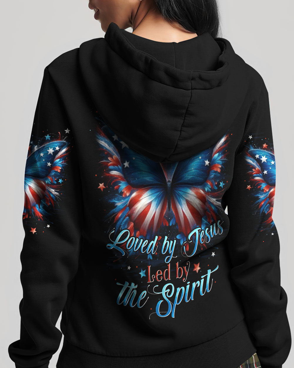 Blessed By God Butterfly Women's All Over Print Shirt - Tytd0901261