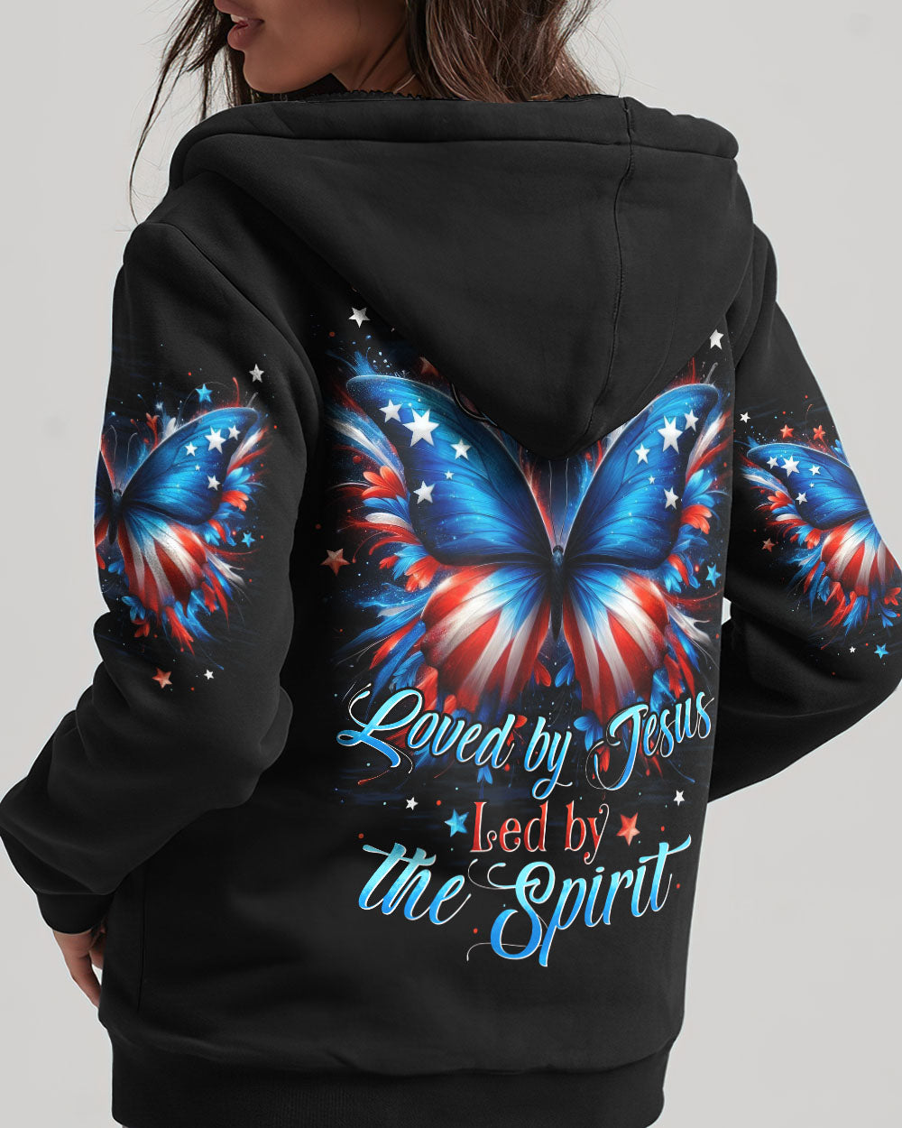 Blessed By God Butterfly Women's All Over Print Shirt - Tytd0901261