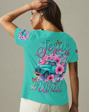 Jesus Take The Wheel Women's All Over Print Shirt - Tytd0910252