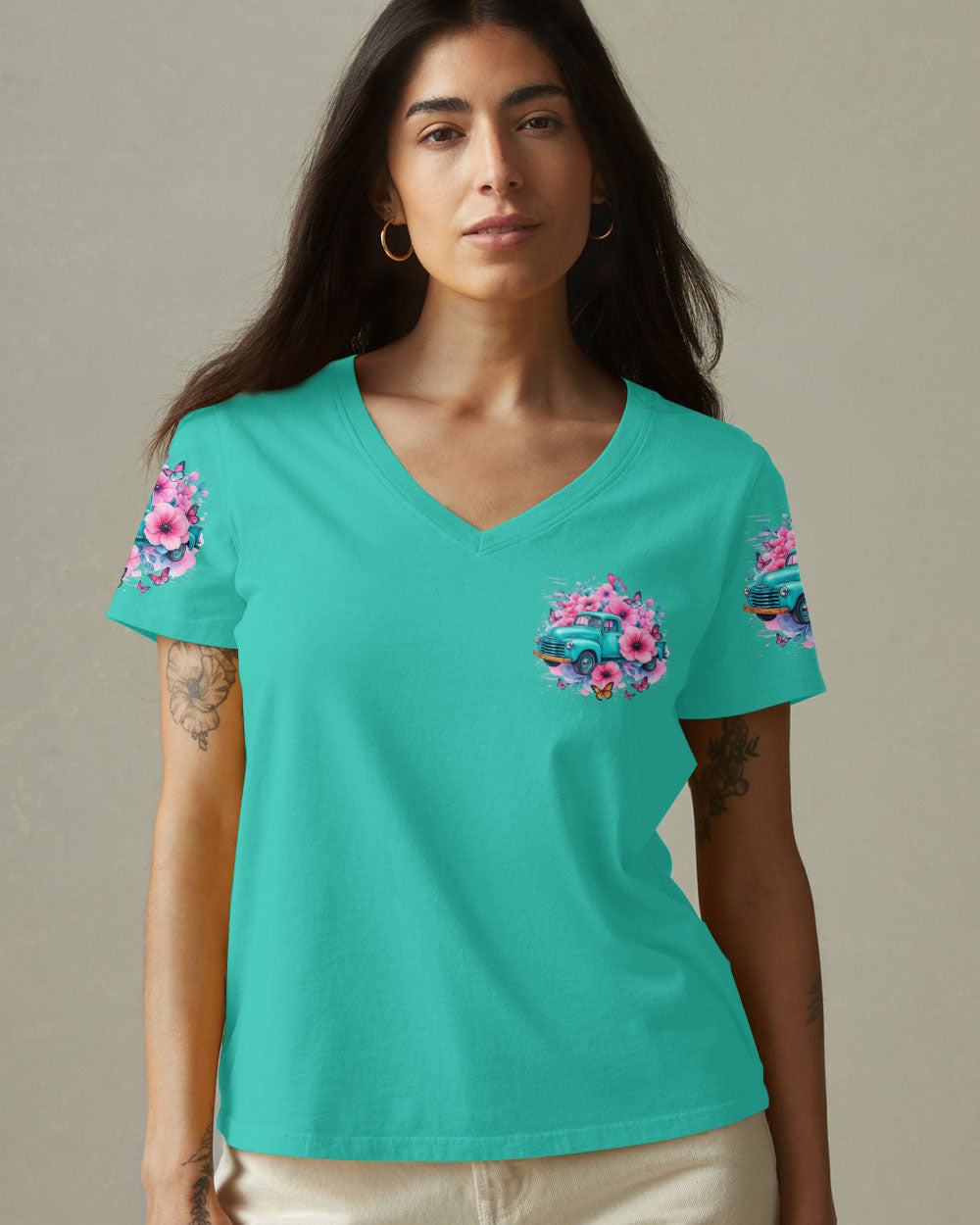 Jesus Take The Wheel Women's All Over Print Shirt - Tytd0910252