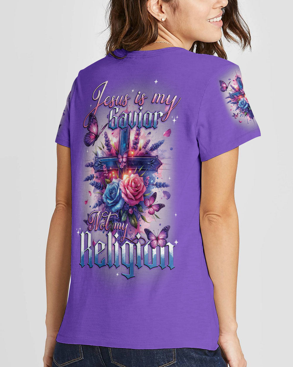 Jesus Is My Savior Women's All Over Print Shirt - Tytd1001242