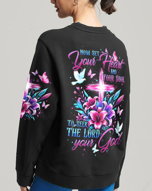 Now Set Your Heart And Soul To Seek The Lord Women's All Over Print Shirt - Tytd1007241