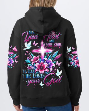 Now Set Your Heart And Soul To Seek The Lord Women's All Over Print Shirt - Tytd1007241