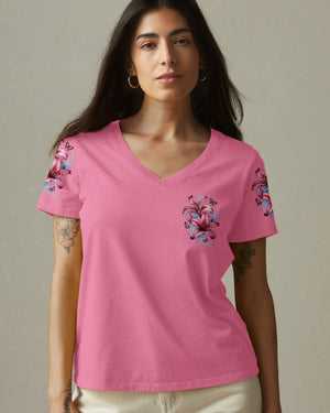 I Can Do All Things Lilies Women's All Over Print Shirt - Tytd11022611