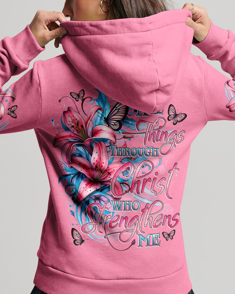 I Can Do All Things Lilies Women's All Over Print Shirt - Tytd11022611