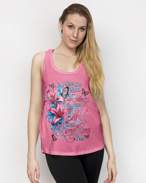 I Can Do All Things Lilies Women's All Over Print Shirt - Tytd11022611