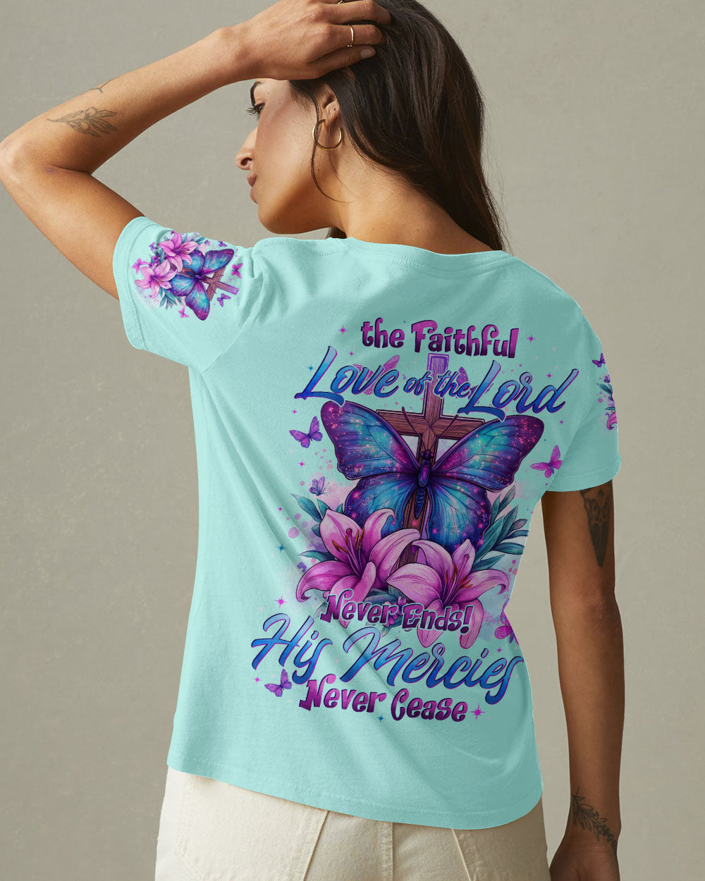 The Faithful Love Of The Lord Women's All Over Print Shirt - Tytd1103252
