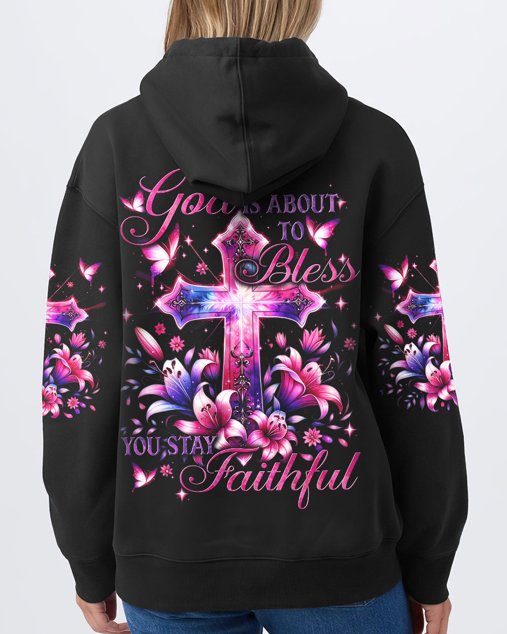 God Is About To Bless You Stay Faithful Women's All Over Print Shirt - Tytd1106243