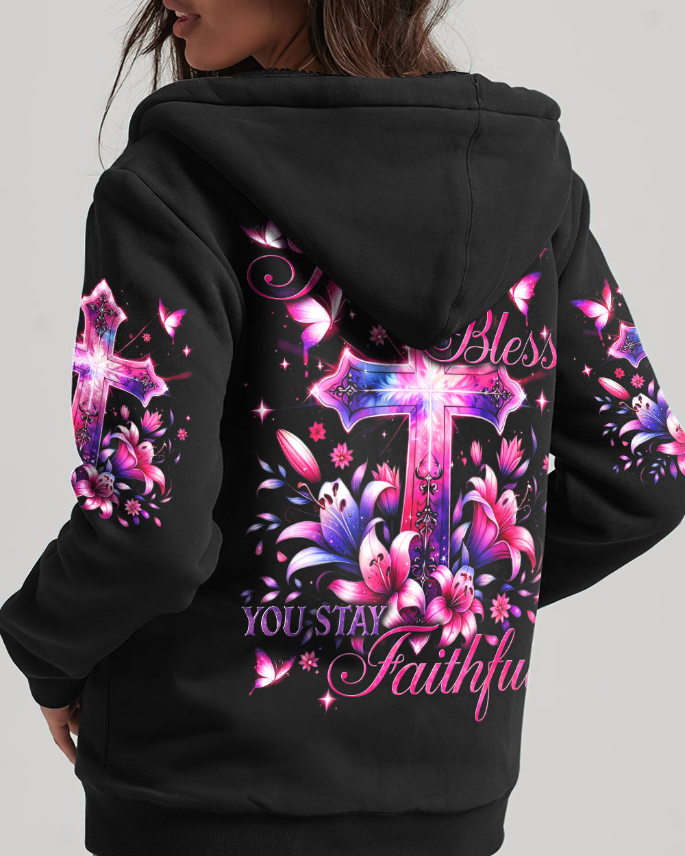 God Is About To Bless You Stay Faithful Women's All Over Print Shirt - Tytd1106243