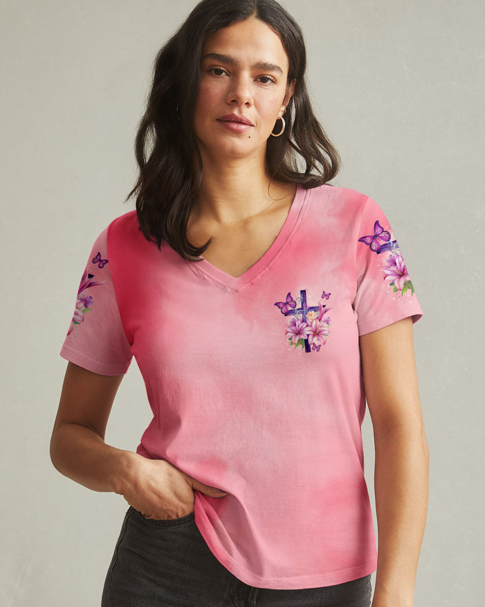 Lord Stood With Me Women's All Over Print Shirt - Tytd1109242