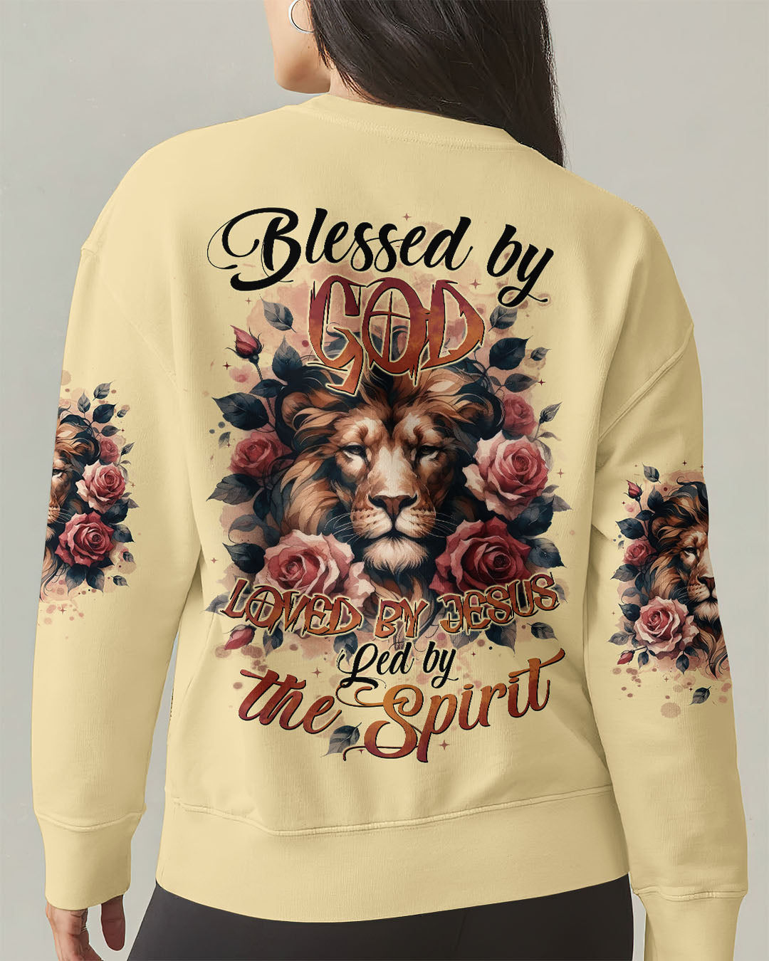 Blessed By God Lion Women's All Over Print Shirt - Tytd1112251