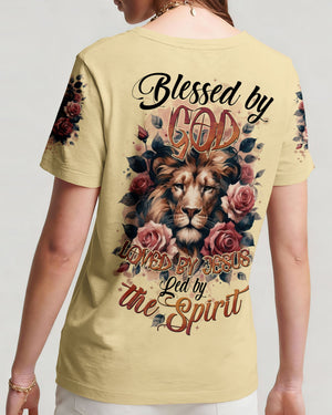 Blessed By God Lion Women's All Over Print Shirt - Tytd1112251