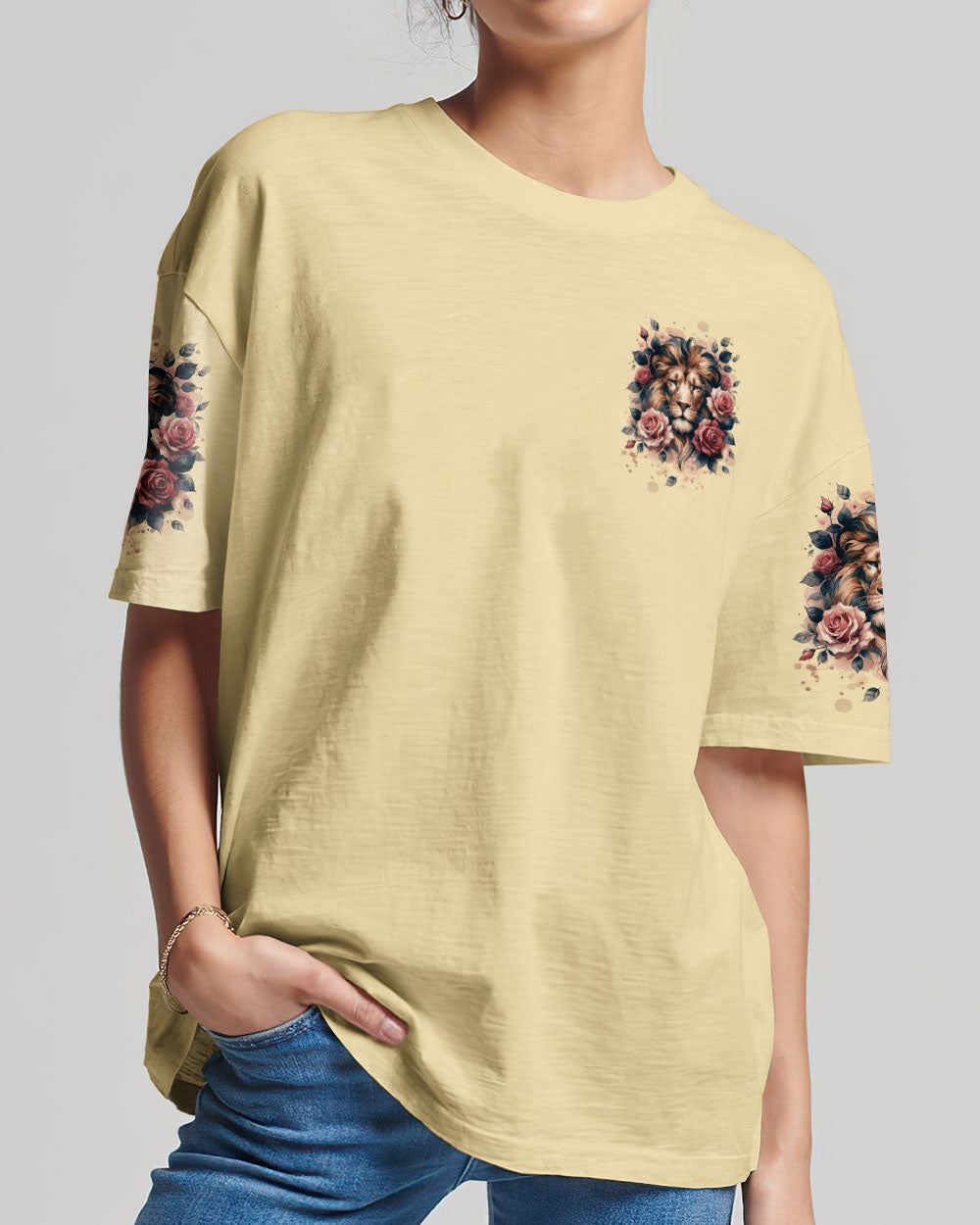 Blessed By God Lion Women's All Over Print Shirt - Tytd1112251