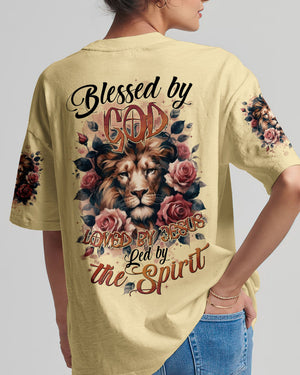 Blessed By God Lion Women's All Over Print Shirt - Tytd1112251