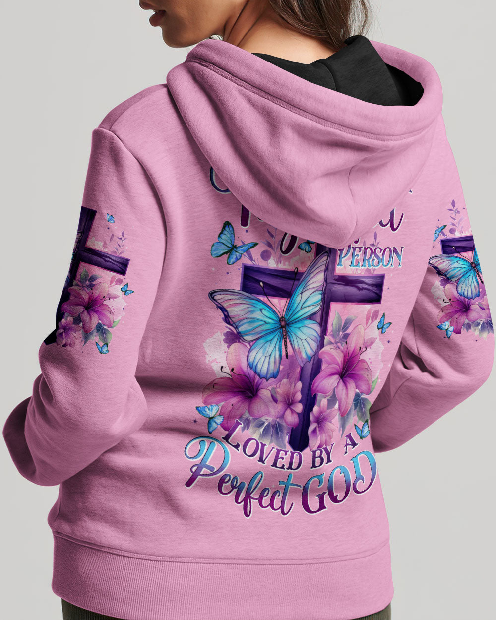 I Am An Imperfect Person Loved By A Perfect God Women's All Over Print Shirt - Tytd1204252