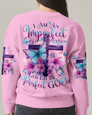 I Am An Imperfect Person Loved By A Perfect God Women's All Over Print Shirt - Tytd1204252
