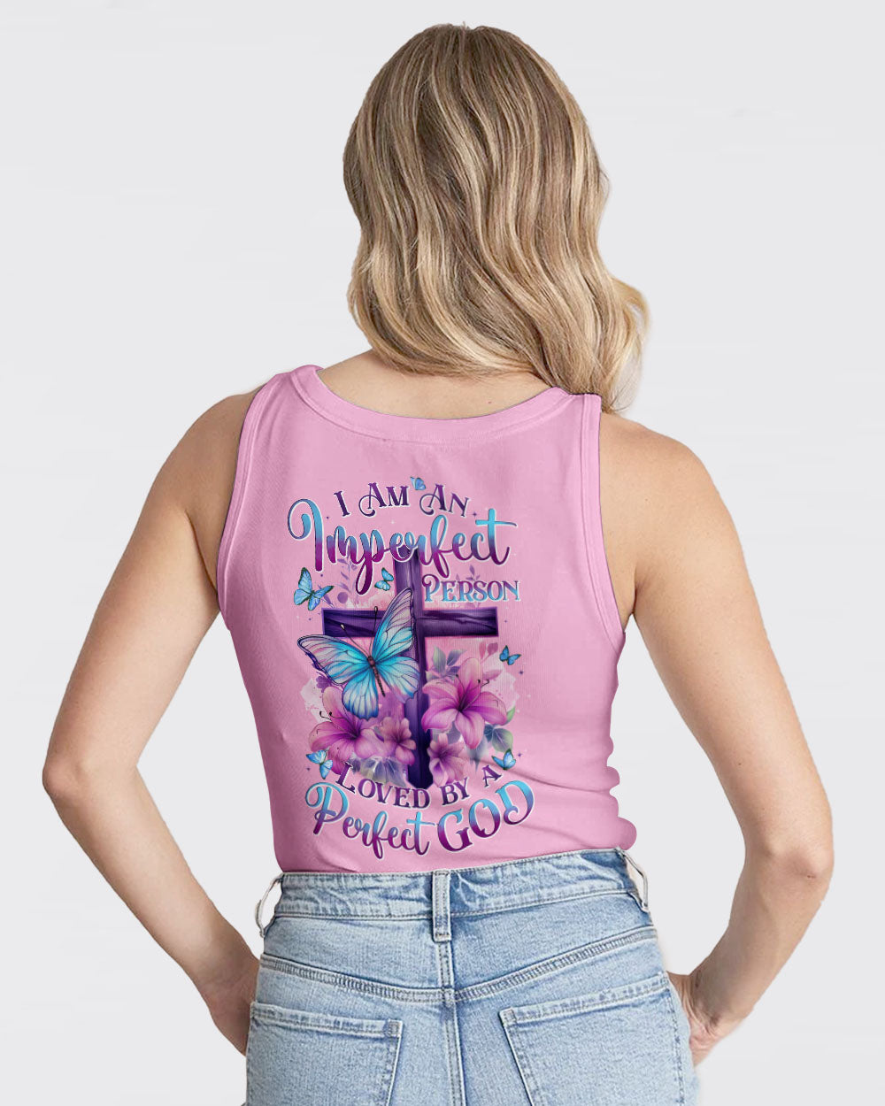 I Am An Imperfect Person Loved By A Perfect God Women's All Over Print Shirt - Tytd1204252
