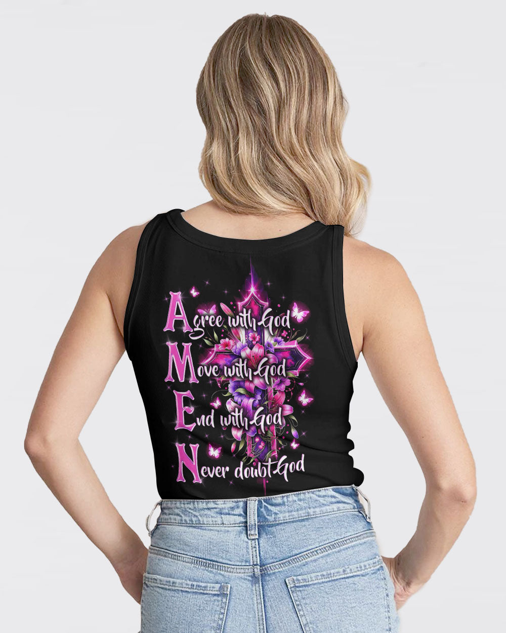 Amen Women's All Over Print Shirt - Tytd1206242