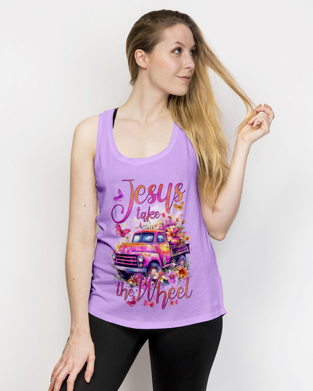 Jesus Take The Wheel Women's All Over Print Shirt - Tytd1206251