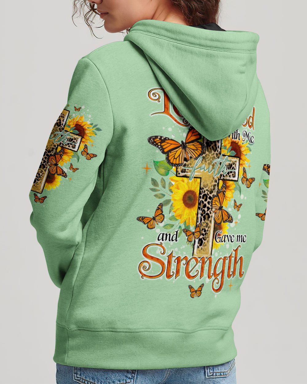 Lord Stood With Me Sunflowers Women's All Over Print Shirt - Tytd1209242
