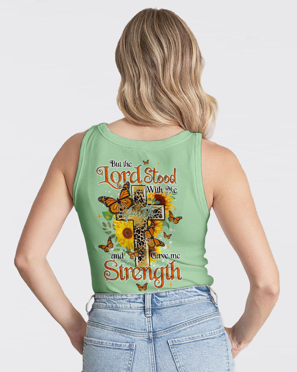 Lord Stood With Me Sunflowers Women's All Over Print Shirt - Tytd1209242