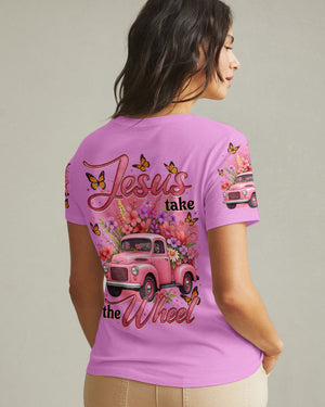 Jesus Take The Wheel Women's All Over Print Shirt - Tytd1209252