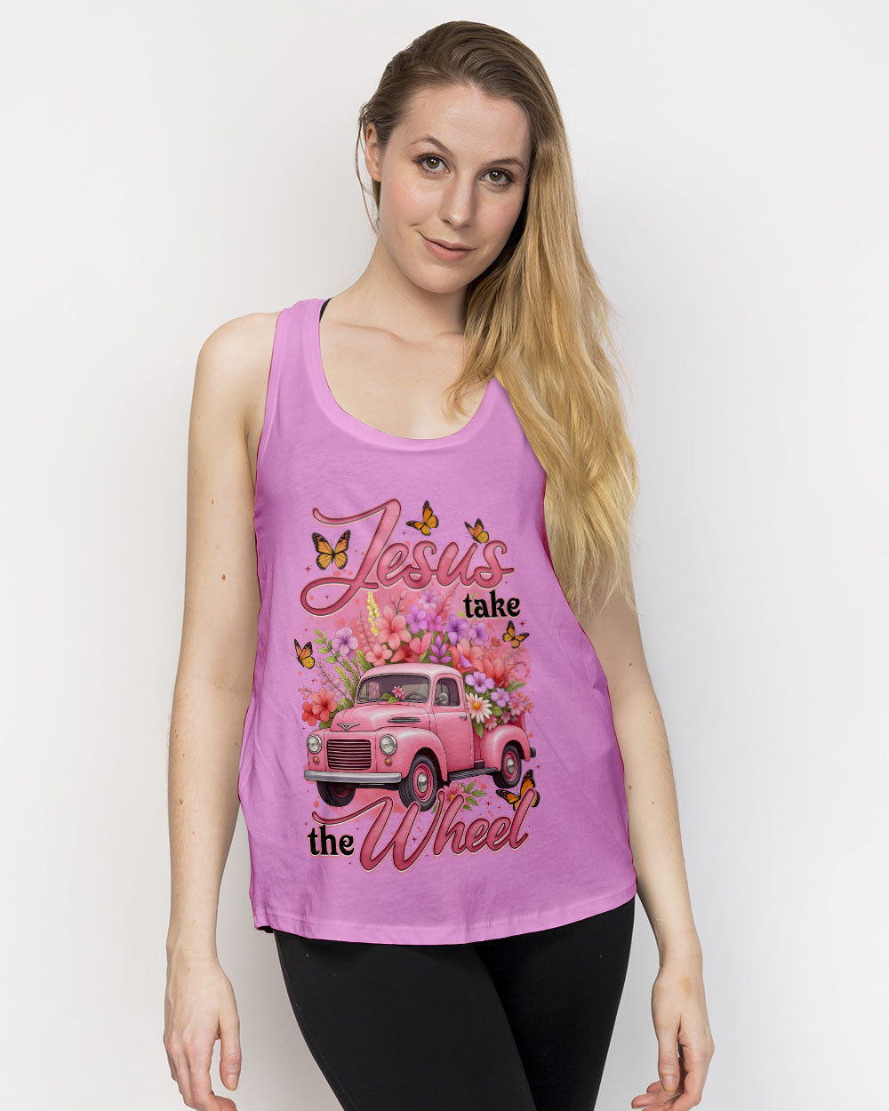 Jesus Take The Wheel Women's All Over Print Shirt - Tytd1209252