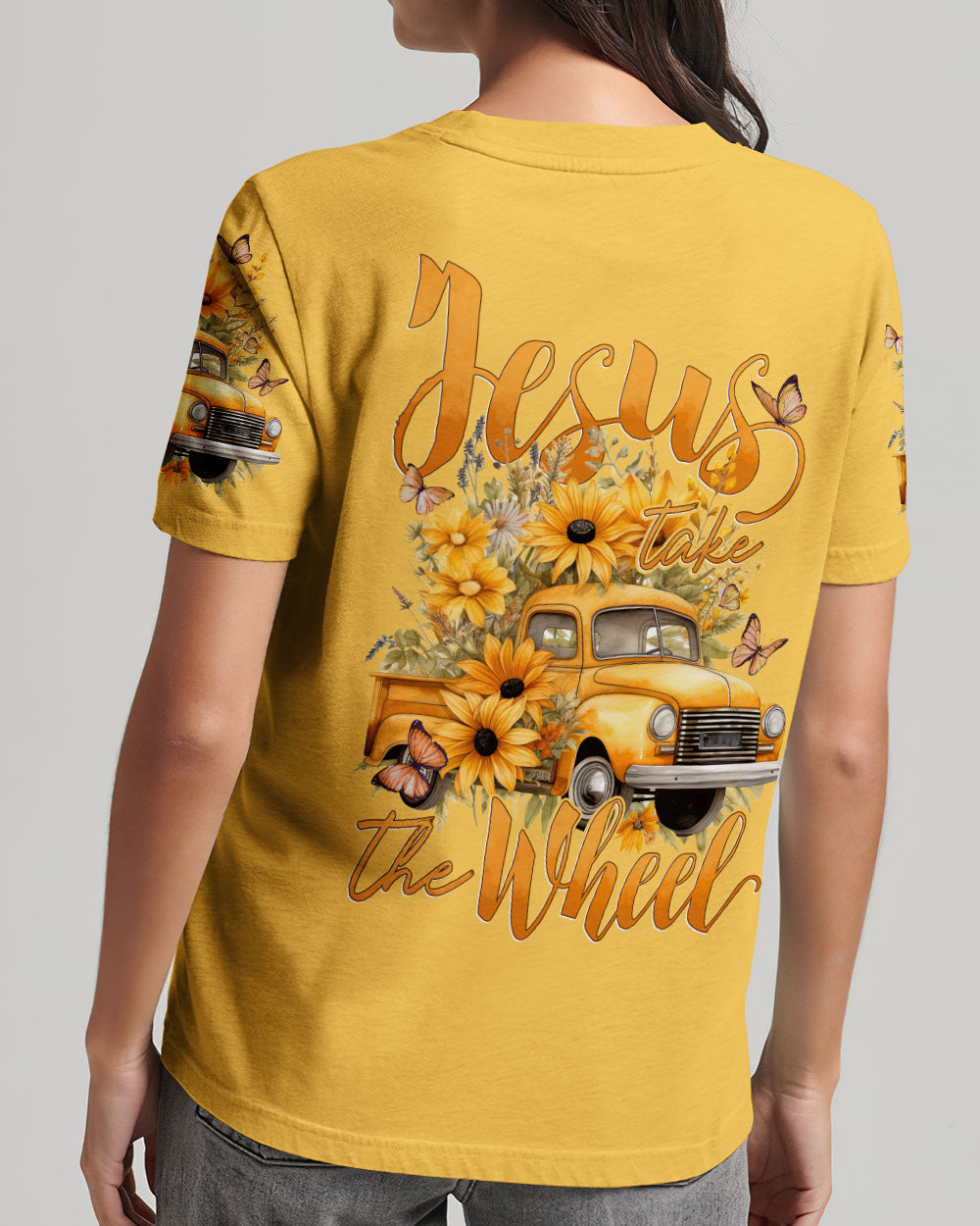 Jesus Take The Wheel Women's All Over Print Shirt - Tytd1212231