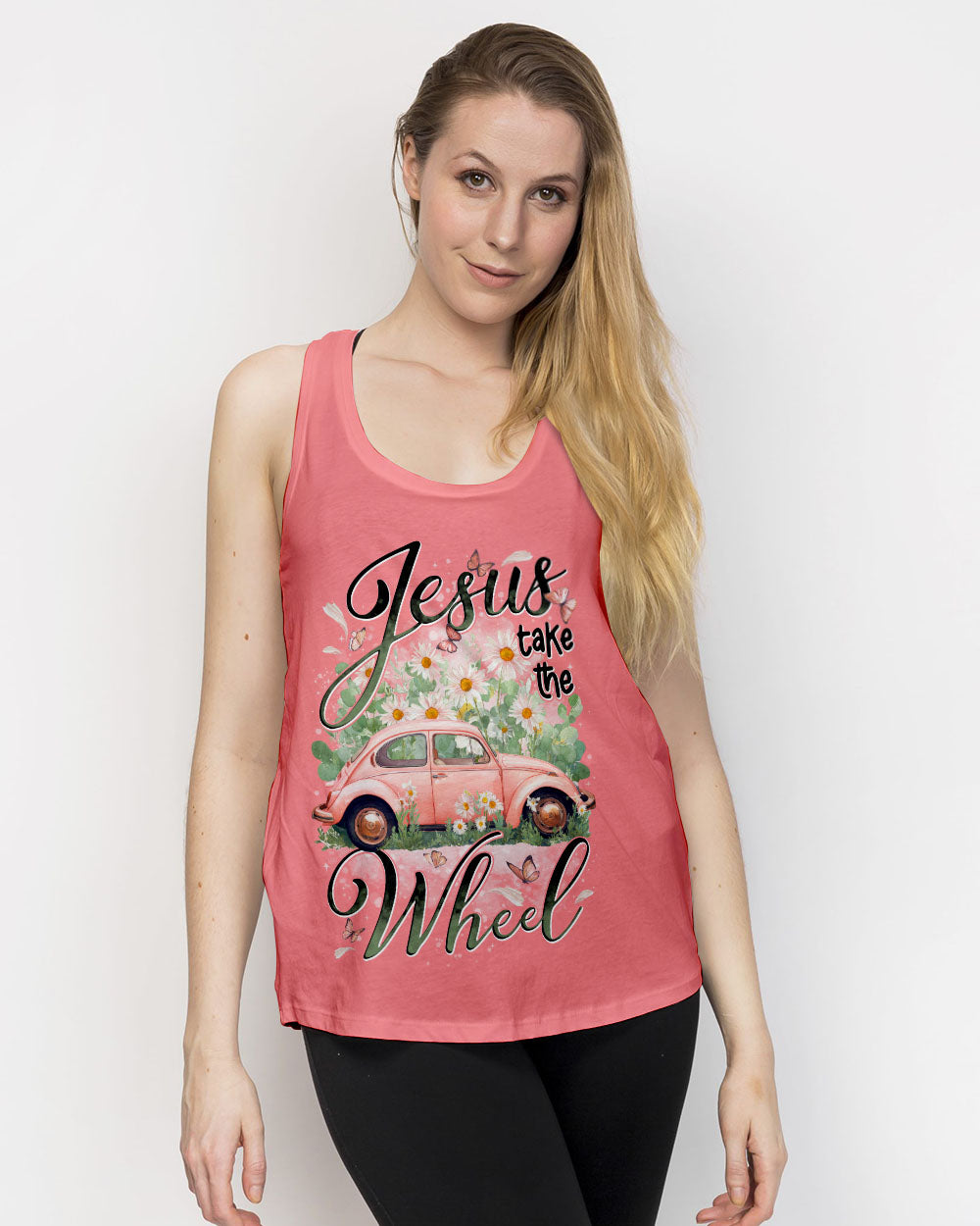 Jesus Take The Wheel Women's All Over Print Shirt - Tytd1212251