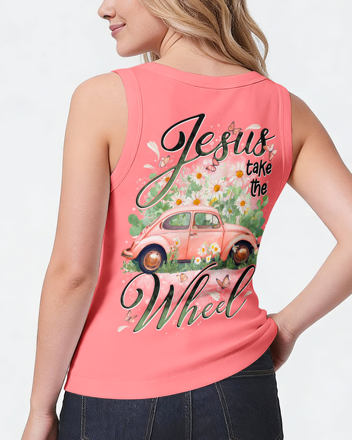 Jesus Take The Wheel Women's All Over Print Shirt - Tytd1212251