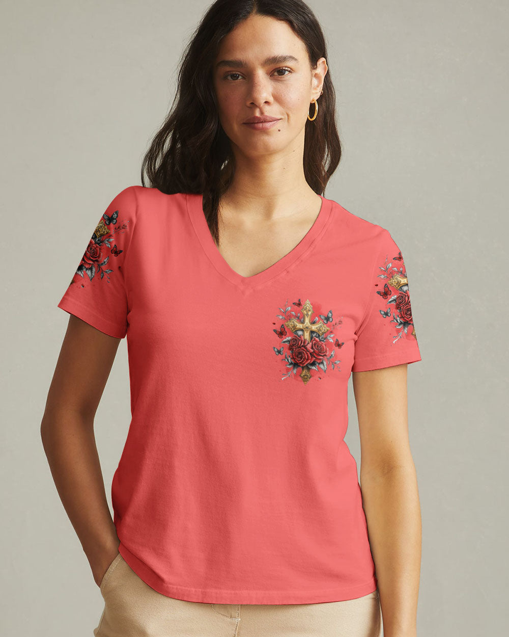 Lord Stood With Me Women's All Over Print Shirt - Tytd1301261