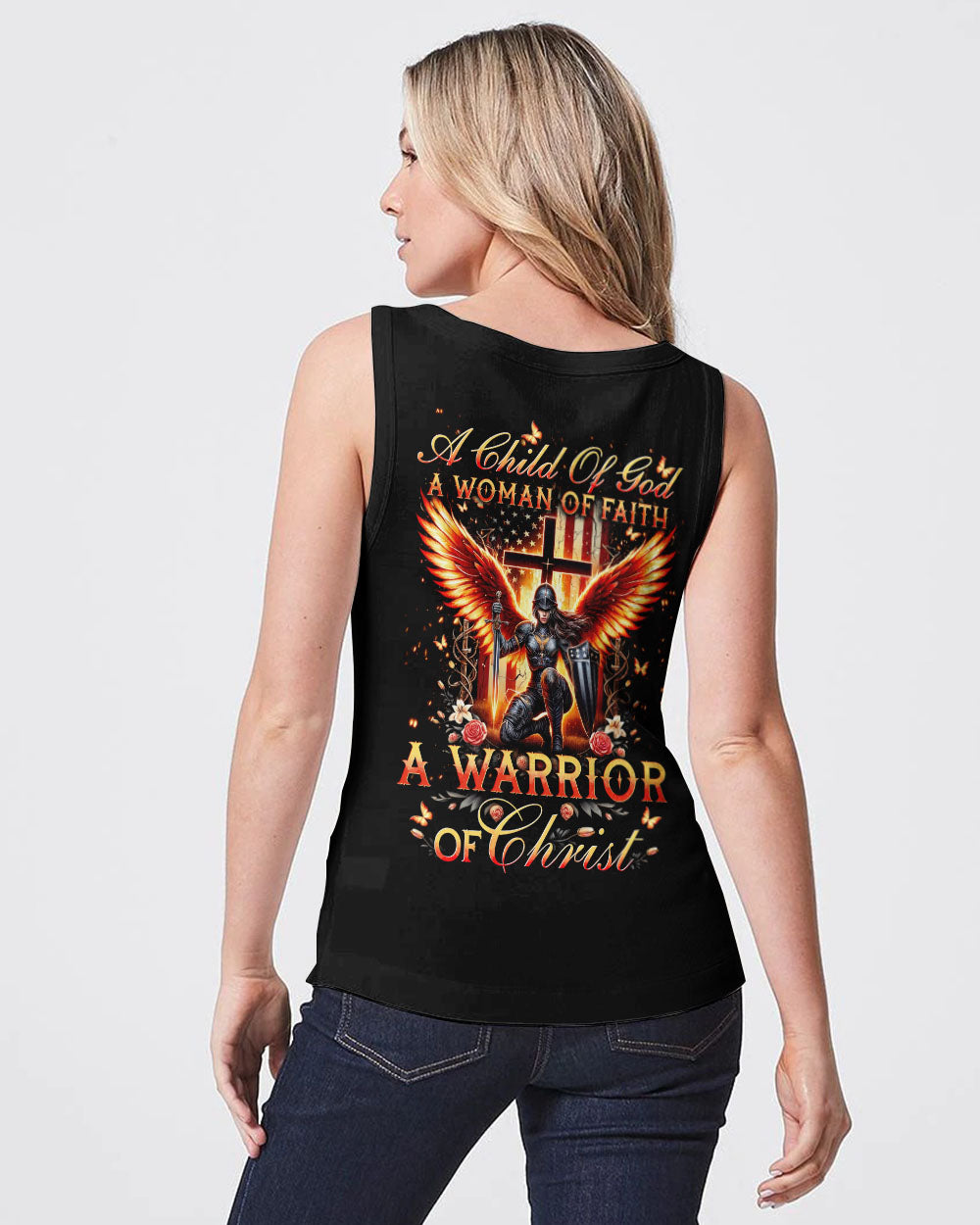 A Child Of God A Woman Of Faith Women's All Over Print Shirt - Tytd1306244