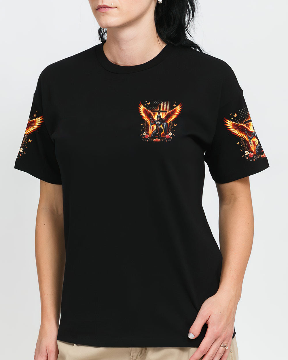 A Child Of God A Woman Of Faith Women's All Over Print Shirt - Tytd1306244