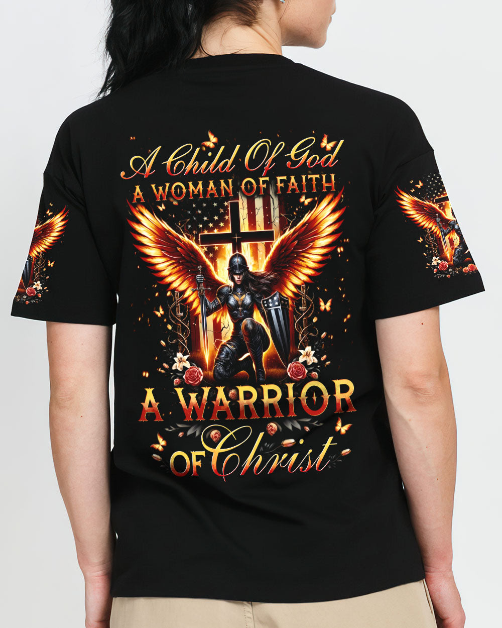 A Child Of God A Woman Of Faith Women's All Over Print Shirt - Tytd1306244