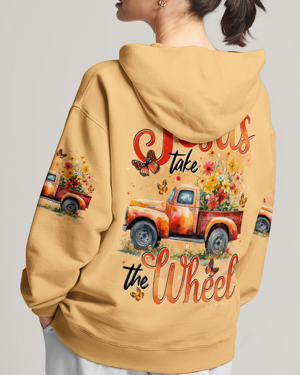 Jesus Take The Wheel Woman's All Over Print Shirt - Tytd1401251