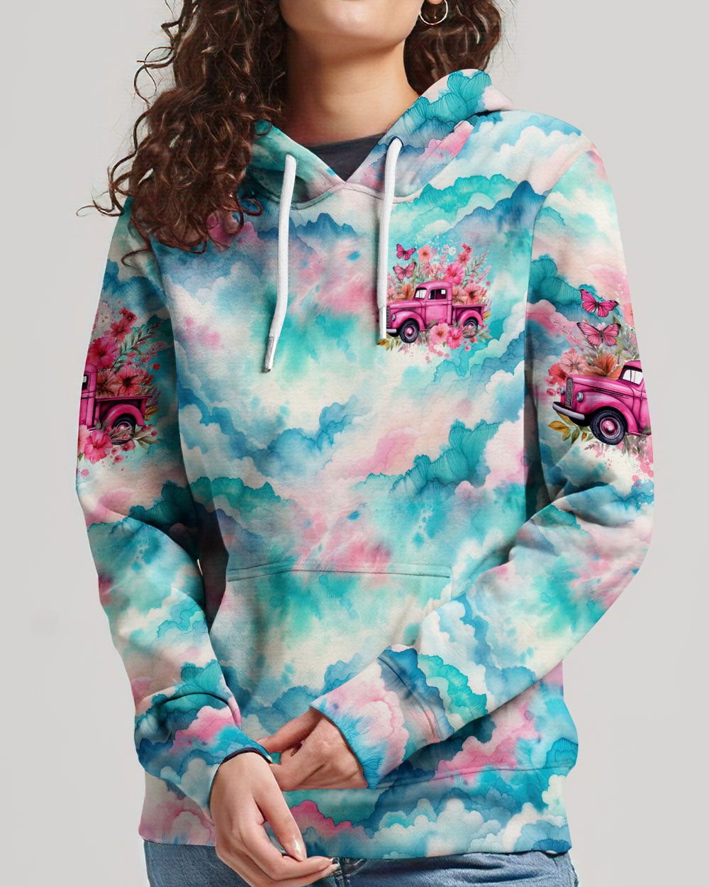 Jesus Take The Wheel Tie Dye Women's All Over Print Shirt - Tytd1403244