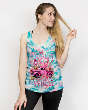 Jesus Take The Wheel Tie Dye Women's All Over Print Shirt - Tytd1403244