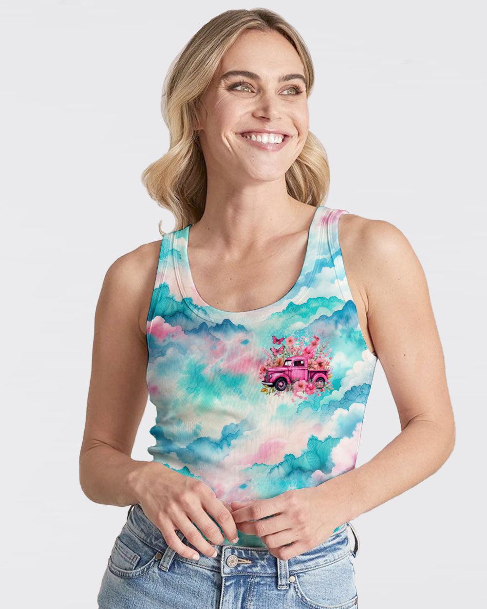 Jesus Take The Wheel Tie Dye Women's All Over Print Shirt - Tytd1403244