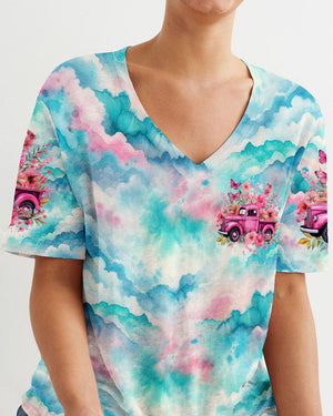 Jesus Take The Wheel Tie Dye Women's All Over Print Shirt - Tytd1403244