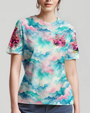 Jesus Take The Wheel Tie Dye Women's All Over Print Shirt - Tytd1403244