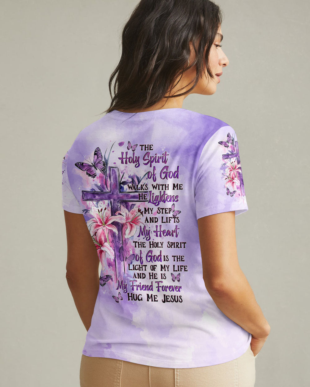 Hug Me Jesus Women's All Over Print Shirt - Tytd1408244