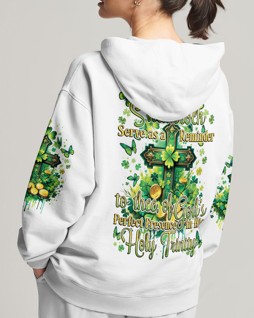 God's Perfect Presence Patrick's Day Women's All Over Print Shirt - Tytd1501241