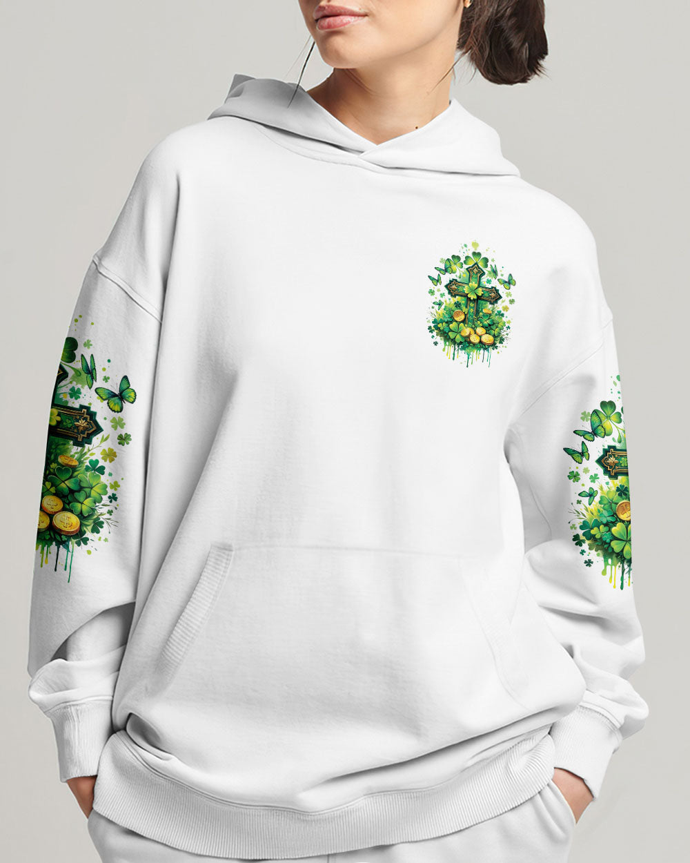 God's Perfect Presence Patrick's Day Women's All Over Print Shirt - Tytd1501241