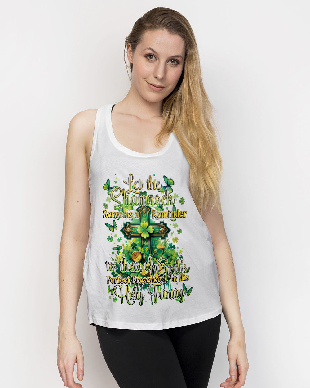 God's Perfect Presence Patrick's Day Women's All Over Print Shirt - Tytd1501241