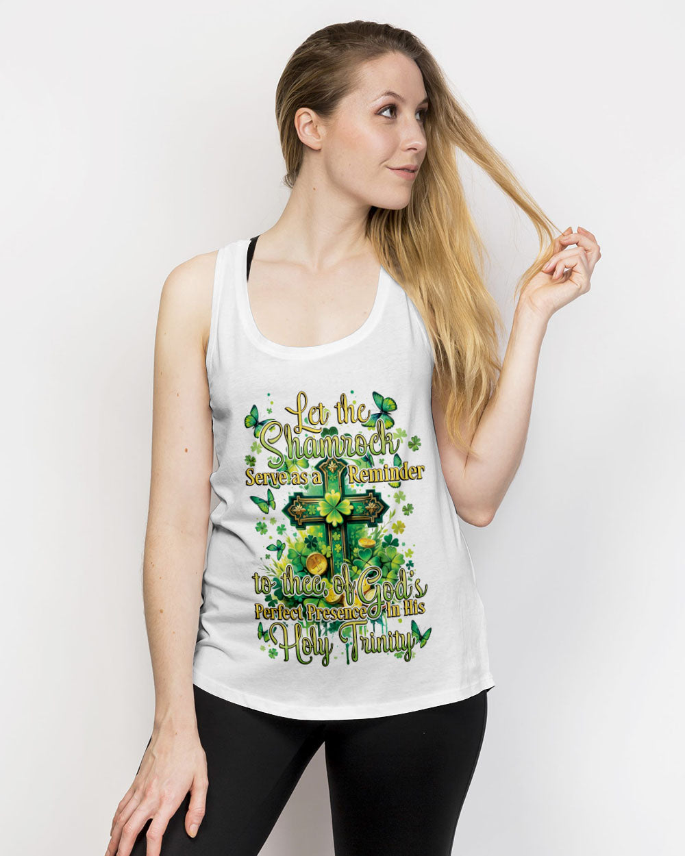 God's Perfect Presence Patrick's Day Women's All Over Print Shirt - Tytd1501241