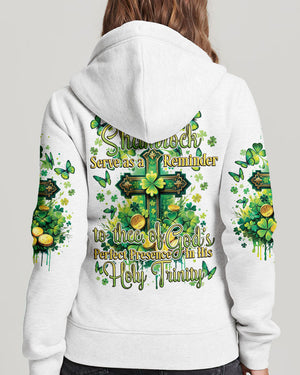 God's Perfect Presence Patrick's Day Women's All Over Print Shirt - Tytd1501241