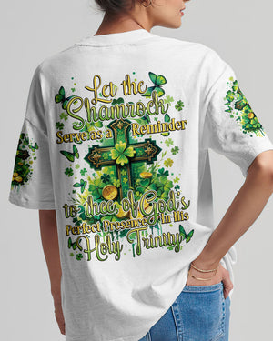 God's Perfect Presence Patrick's Day Women's All Over Print Shirt - Tytd1501241
