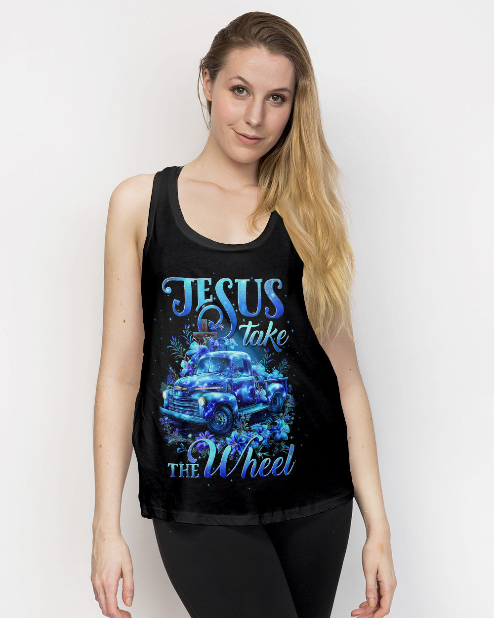 Jesus Take The Wheel Women's All Over Print Shirt - Tytd1503243